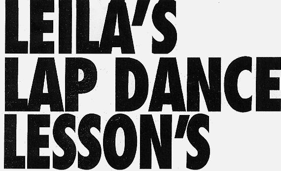lap dance lessons headline
